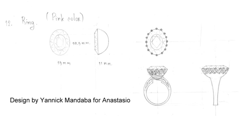 Ymanda-ANA-R001-Morganite-18-ct-Drawing
