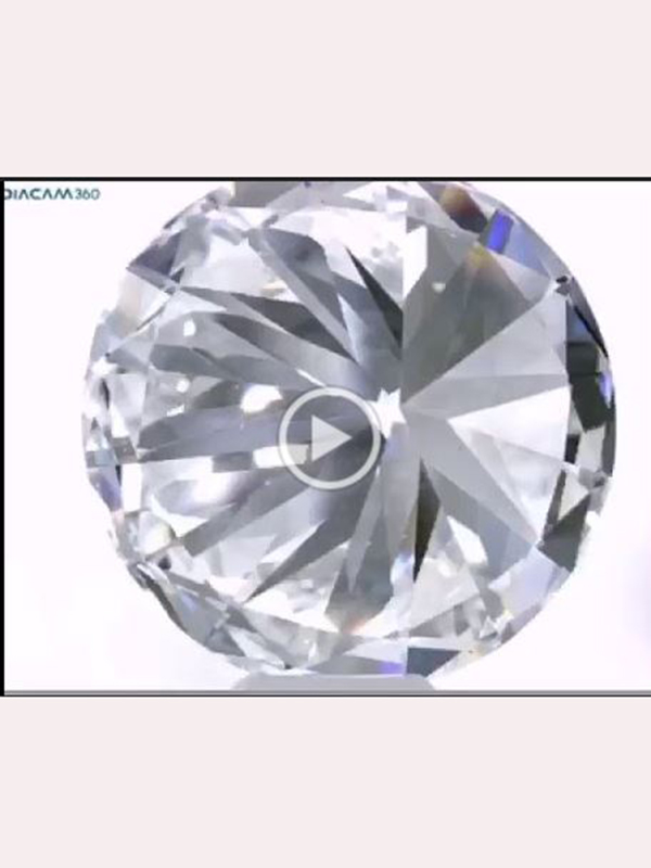 White Diamond, color D, clarity Flowless, Round, 21.32 carats, Ex, Ex, Ex , Fluo NONE