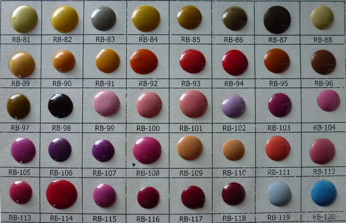 Enamel Color Chart 03 of 06 for custom jewelry manufacturing